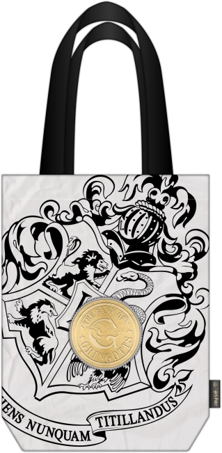 Torba na zakupy HARRY POTTER – czarno-biała