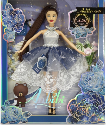 Anbibi kwiatowa lalka Martynka 28 cm