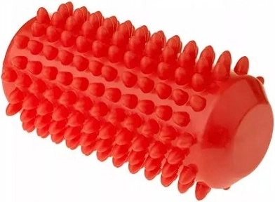 Fizjo rehabilitacyjny wałek do masażu z wypustkami 12,8 cm czerwony