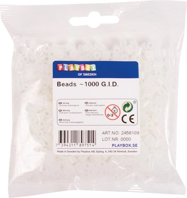 Świecące koraliki do zaprasowywania 1000 szt.