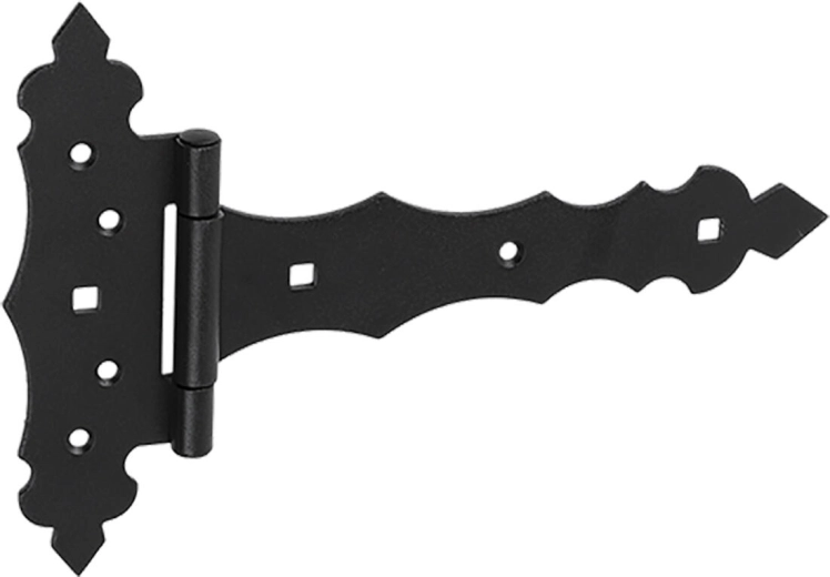 Ozdobny zawias czarny 200 × 50 × 170 × 2,5 mm