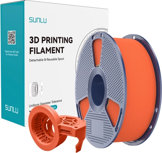 Sunlu wysokoprędkościowy matowy filament PETG pomarańczowy