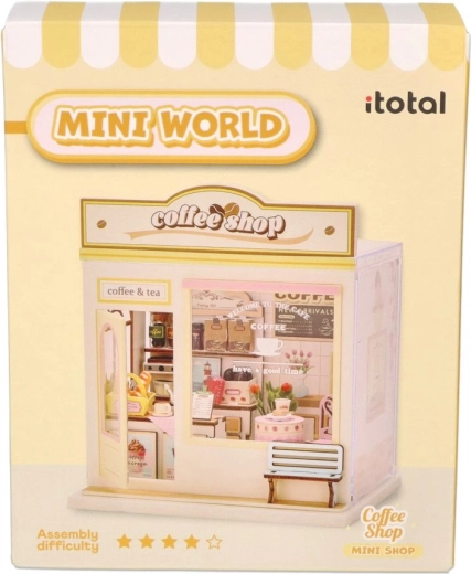 i-Total Mini diorama DIY kawiarnia do samodzielnego złożenia