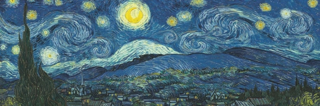 Panoramiczne puzzle Gwiaździsta noc 1000 elementów