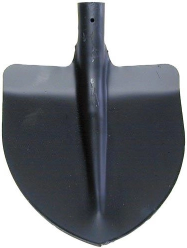 Łopata sercowa 2 mm bez trzonka, czarna