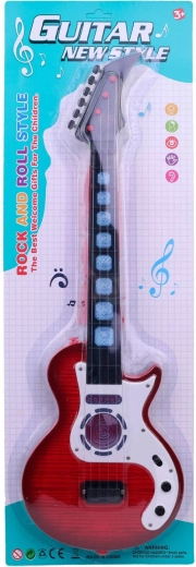 MaDe dziecięca elektryczna rockowa gitara ze światłem i dźwiękiem 54 cm - 1 sztuka