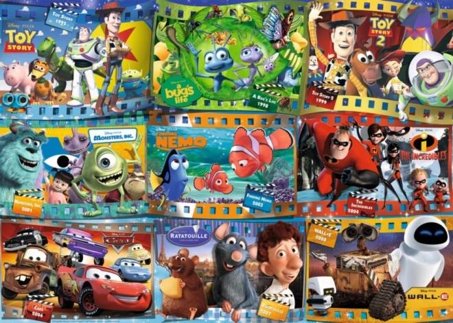 Ravensburger puzzle Disney Pixar filmy 1000 elementów