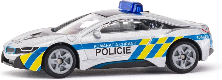 SIKU – policyjny pojazd BMW i8 LCI, wersja czeska