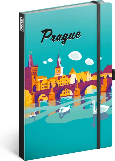 Notatnik Notique w linie Praga 13 × 21 cm