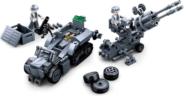 Sluban Army zestaw klocków niemieckiej obrony przeciwlotniczej