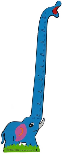 Piankowy naścienny miarka wzrostu dla dzieci ze zwierzątkami 70–160 cm samoprzylepna - 1 sztuka