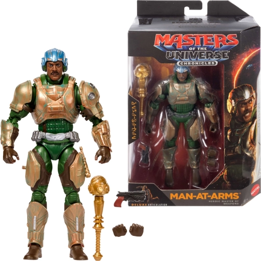 Figurka Mattel Masters of the Universe Chronicles Man-at-Arms 17 cm z akcesoriami