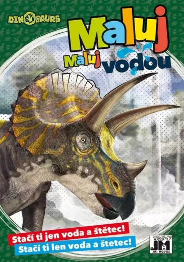 Kolorowanka A5 Maluj wodą Dinozaury