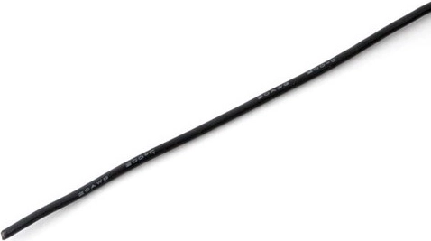 Silikonowy przewód MSP 1,0 mm² (17 AWG) czarny 1 m