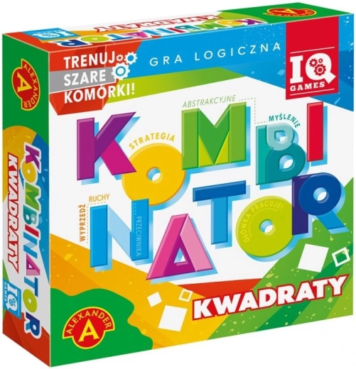 Logiczna gra Kombinator Kwadraty