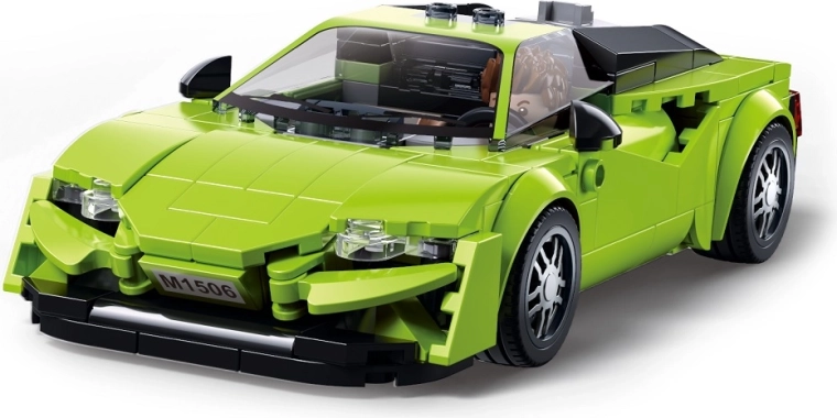 Sluban ModelBricks zielony samochód sportowy 1:32