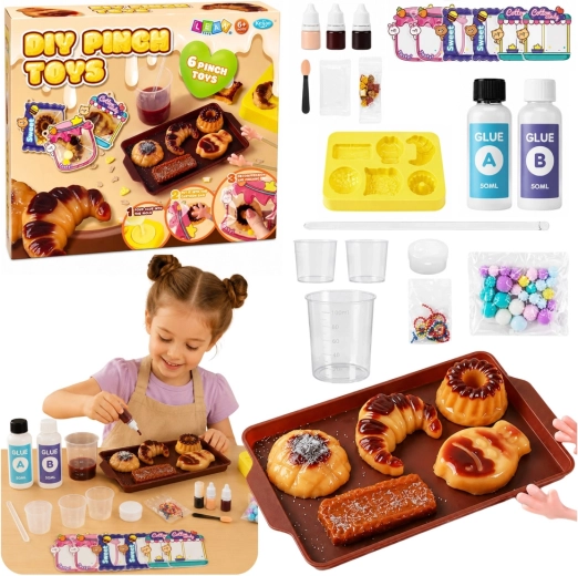 Kreatywny zestaw DIY do tworzenia squishy – ugniatanych słodkości