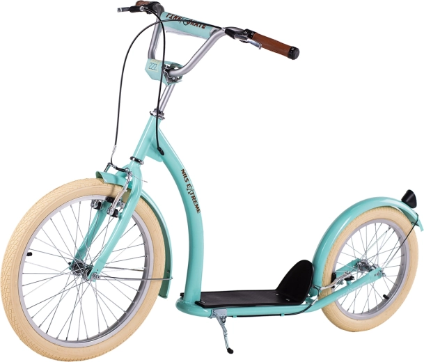 Hulajnoga z pompowanymi kołami NILS Extreme WH222, miętowa