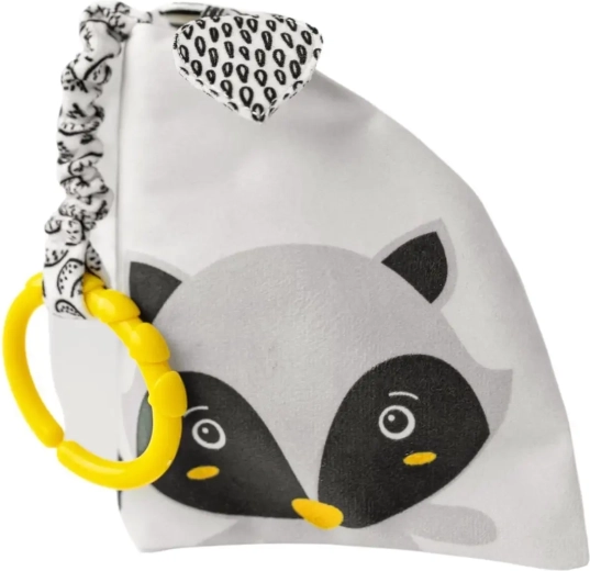 Sensoryczna materiałowa książeczka szop Pedro 0+ Mom's Care