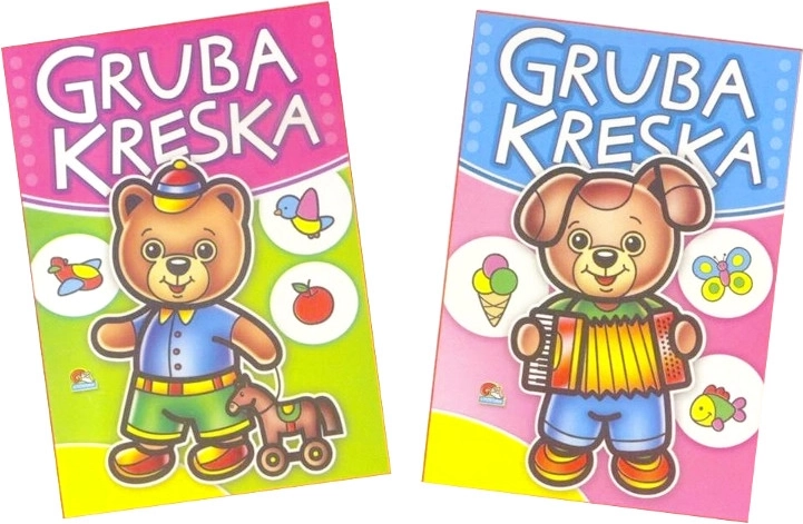 Kolorowanka dla najmłodszych – gruba kreska