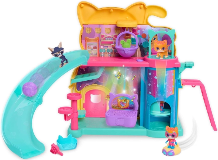 Disney Junior Superkoty zestaw do zabawy Purr'n'Play z figurkami