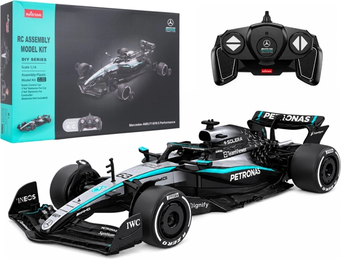 Zdalnie sterowany model konstrukcyjny Mercedes-AMG F1 W16 E Performance RASTAR w skali 1:16