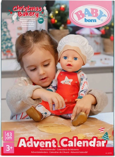 Baby Born kalendarz adwentowy 2026 z akcesoriami dla lalki 43 cm