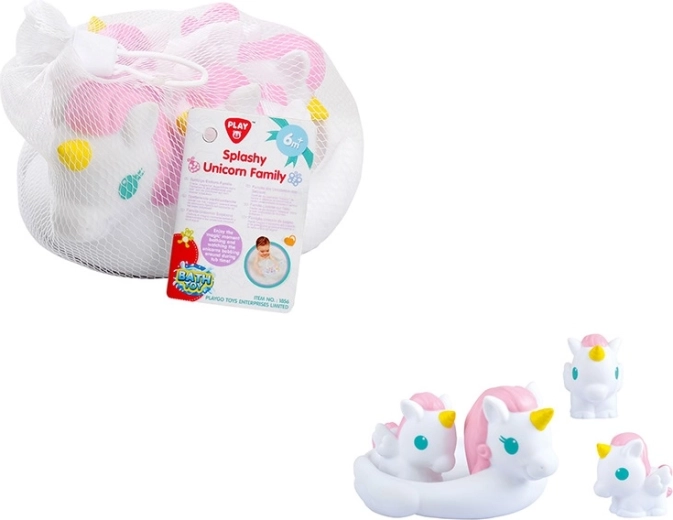 Playgo pluskająca rodzinka jednorożców