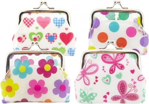 Damski portfelik z wzorami