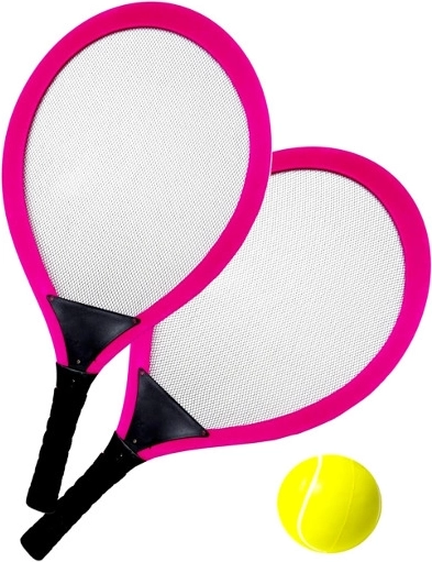 Maxi badminton – duże rakiety z piłeczką i lotką