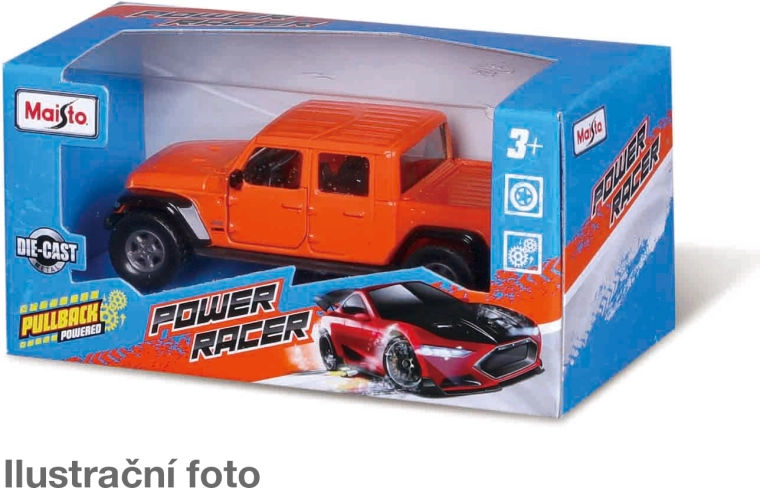 Metalowy model samochodu Maisto Power Racer assort