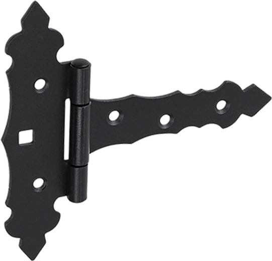Ozdobny zawias czarny 100 × 35 × 130 × 2 mm