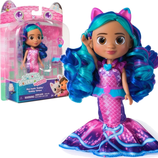 Zestaw Gabby's Dollhouse Movie mer-tastic Gabby – lalka z akcesoriami
