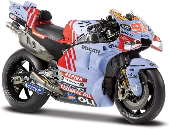 Motocykl Maisto Gresini Racing 2024 Marc Marquez 1:18
