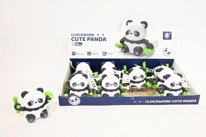 Nakrcana panda – mechaniczne zwierzątko (12 szt. w ekspozytorze)