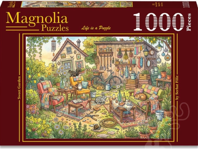 Puzzle Magnolia Słodki ogród 1000 elementów