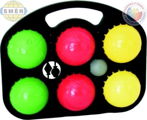 SMĚR plastikowa gra w pétanque z 6 kulami