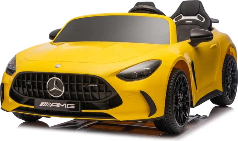 Elektryczny samochodzik MERCEDES‑AMG GT63, żółty, 24 V