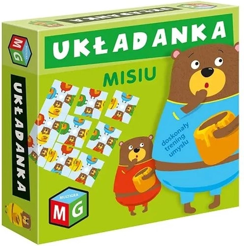 Łamigłówka Miś – układanka 3 × 3