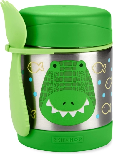 Skip Hop Zoo termos obiadowy z łyżkowidłem Krokodyl 325 ml
