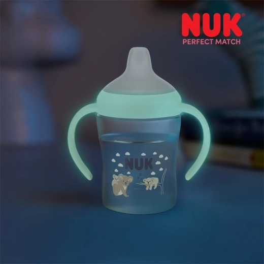 Butelka treningowa NUK Perfect Match świecąca w ciemności koala 150 ml