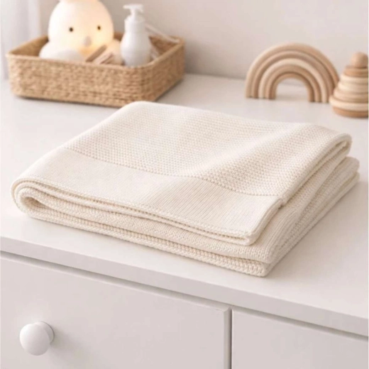 NANNA koc bambusowy Bamboo Cream