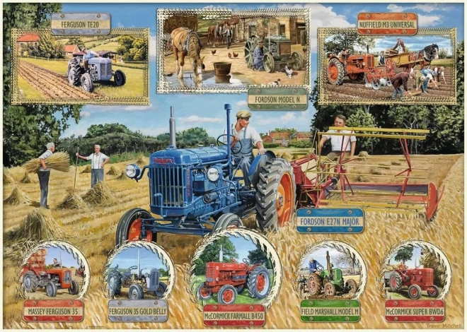 Ravensburger puzzle Prace na polu