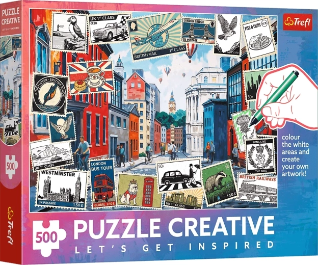 Puzzle TREFL Creative Pozdrowienia z Londynu 500 elementów