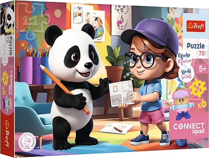Puzzle Connect Amy 70 elementów