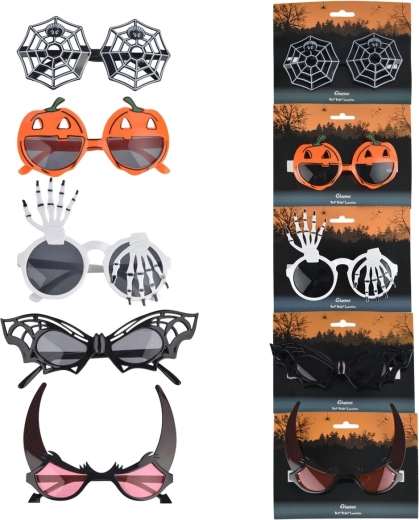 Okulary karnawałowe na Halloween – mix 5 wzorów