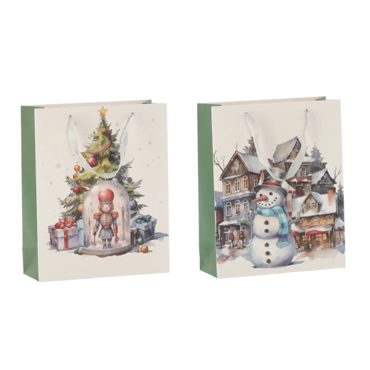 Torba prezentowa FROZEN Christmas 30 × 42 × 12 cm, zestaw 12 szt.