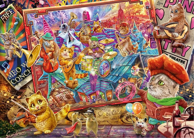 Puzzle Kocia mania 1000 elementów SCHMIDT