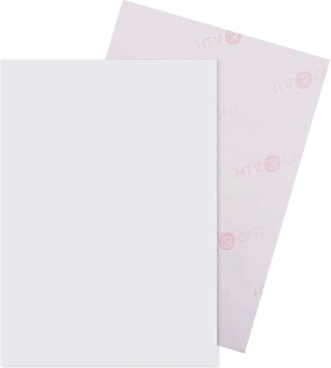 Papier termotransferowy HTVRONT do ciemnych tkanin A4 (8 arkuszy)