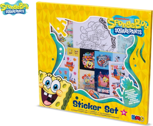 Zestaw naklejek SpongeBob – 500 szt.